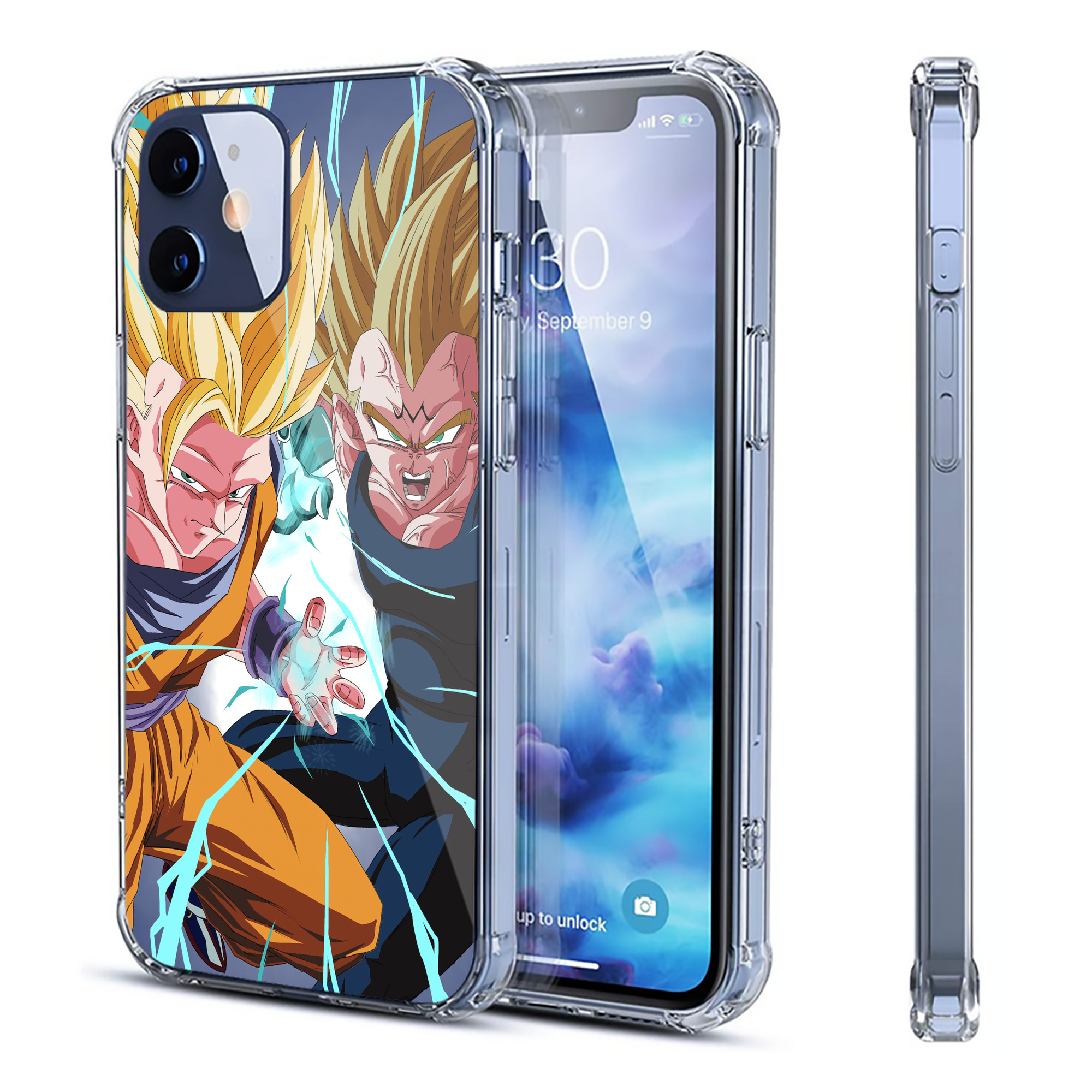 （画像用） ドラゴンボール DRAGON BALL 【iPhone 12シリーズ対応】透明スマホケース（クリアソフトケース）